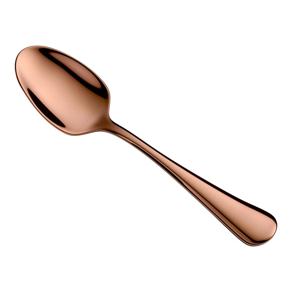 Acopa Vernon Rose Gold 6 1/16" 18/0 Stainless Steel Heavy Weight Teaspoon - 12/Case