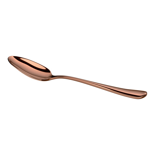 Acopa Vernon Rose Gold 6 1/16" 18/0 Stainless Steel Heavy Weight Teaspoon - 12/Case