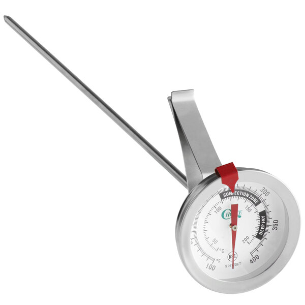NEW King Kooker SI12 12" Deep Fry Probe Thermometer w/ Clasp 