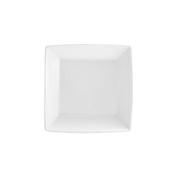 Front of the House Kyoto 26 oz. Bright White Square Porcelain Bowl - 12/Case