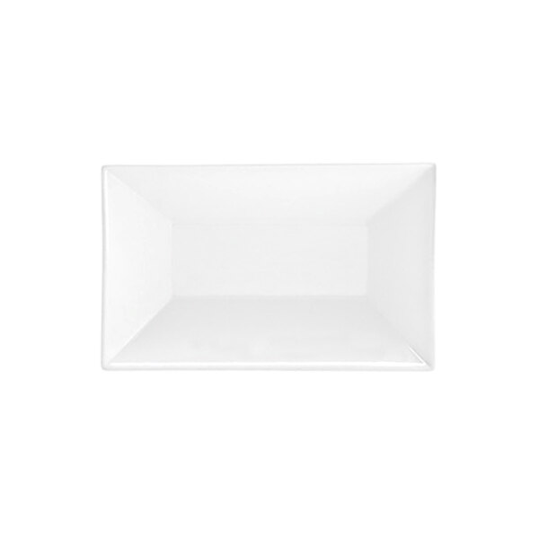 Front of the House Kyoto 20 oz. Bright White Rectangular Porcelain Bowl - 12/Case