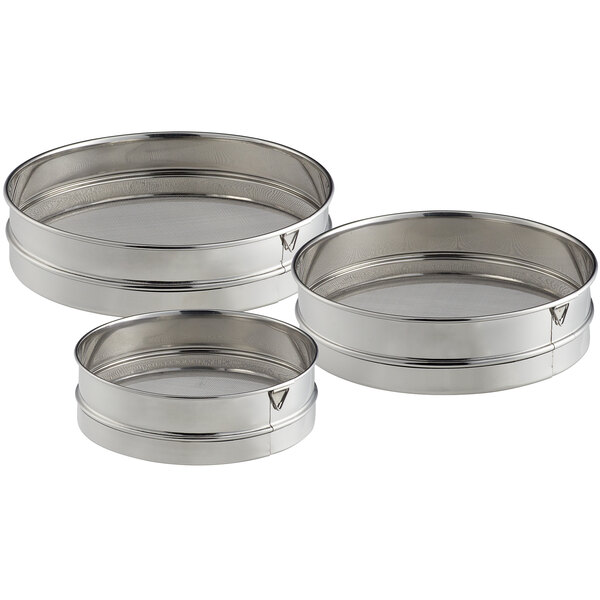 8-Inch Stainless Steel Test Sieve – Full Height, 5/8" Openings, ASTM E11 Compliant