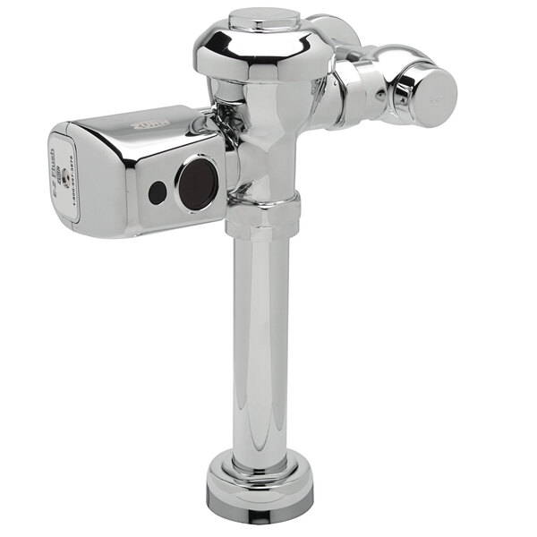 Zurn Elkay ZER6000-WS1-CP-YB-YC AquaSense Exposed Diaphragm Low Consumption  Toilet Flush Valve with Battery Powered Automatic Sensor - 1.6 Gallons Per  