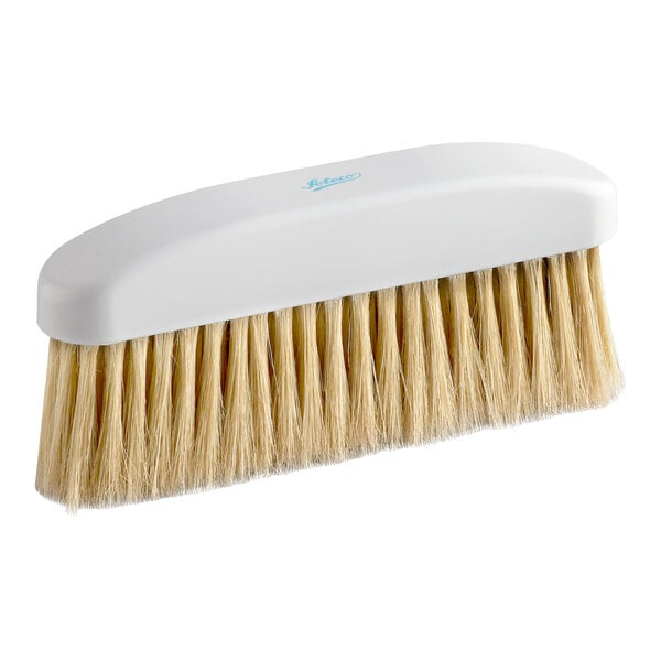 Ateco 1628 Boar Bristle Bench Brush - 9 1/2"L x 1 3/4"W
