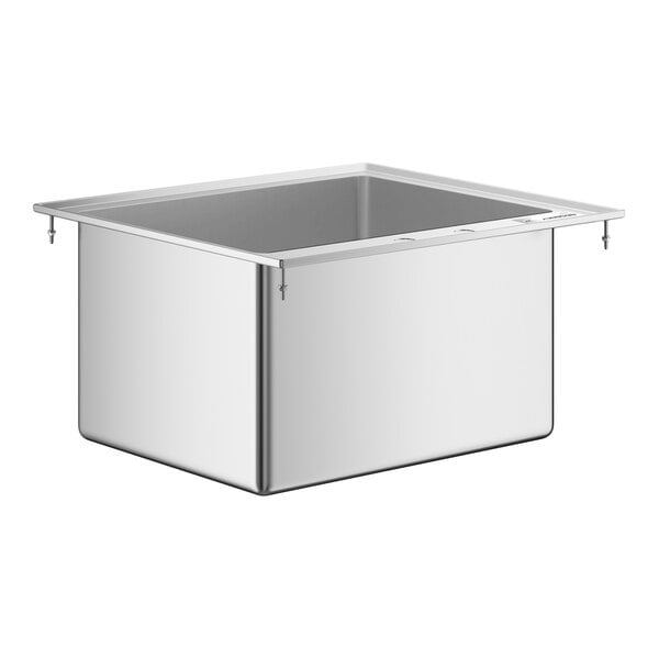 Regency 20" x 16" x 12" 16-Gauge Stainless Steel One Compartment Drop-In Sink