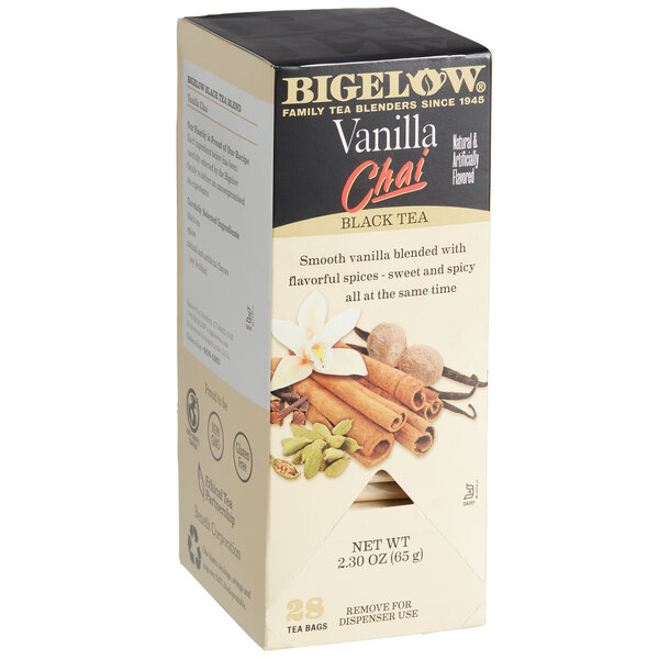 Bigelow Vanilla Chai Tea Bags - 28/Box