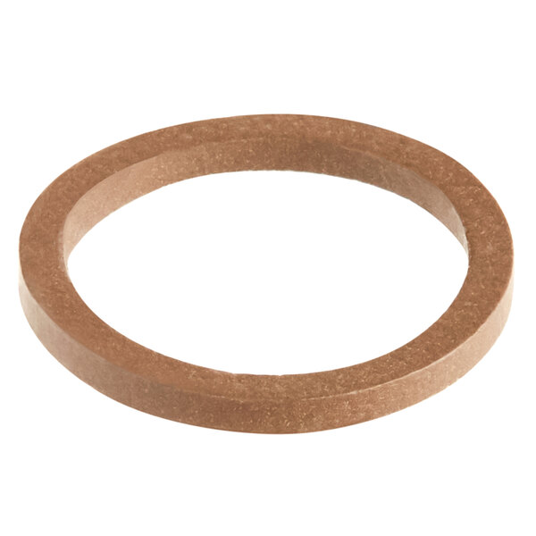 A brown circle PTFE gasket for Estella Caffe espresso machines.