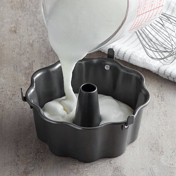 6inch Nonstick Angel Food Pans Baking Cake Mould with Removable Bottom 