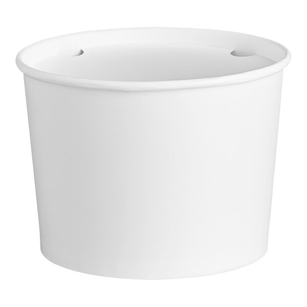 A white Choice food bucket with a lid.