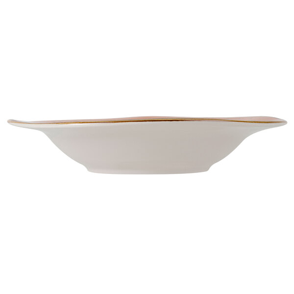 a close-up of a white plate