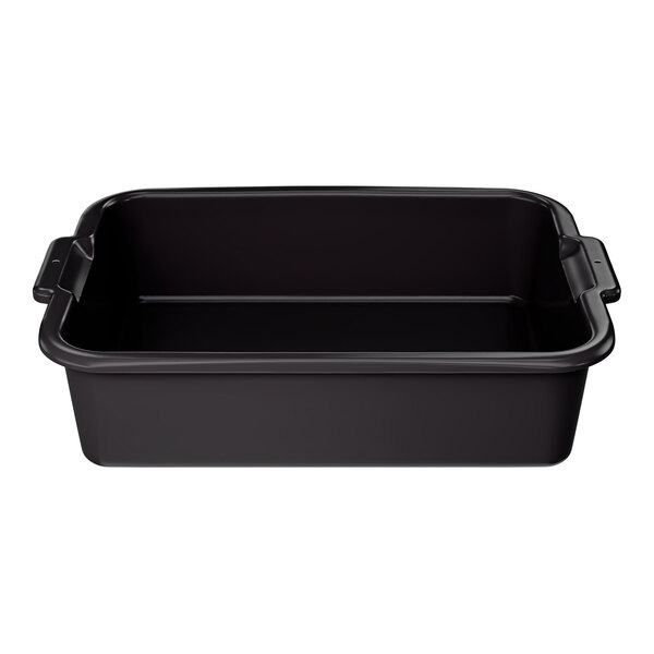 Vollrath 52611 Signature 20" x 15" x 5" Black High Density Polyethylene Bus Tub