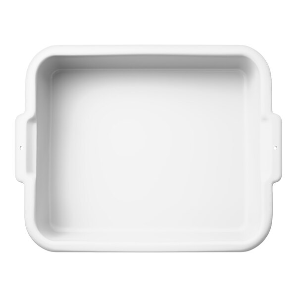 Vollrath 52615 Signature 20" x 15" x 5" White High Density Polyethylene Bus Tub