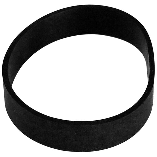 A black rubber vacuum belt.