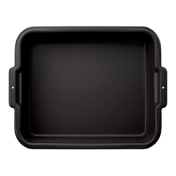 Vollrath 52622 Signature 20" x 17" x 5" Black High Density Polyethylene Bus Tub