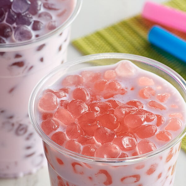 Bossen 4.4 lb. Cherry Blossom Crystal Boba in Syrup