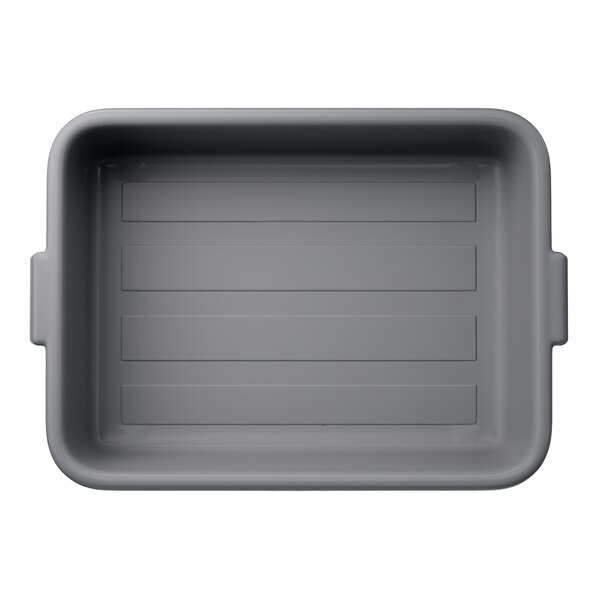 Vollrath 1521B-31 Traex® 20" x 15" x 5" Gray High Density Polyethylene Bus Tub - Bulk
