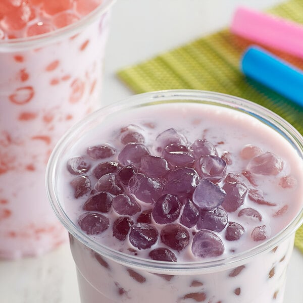 Bossen 4.4 lb. Taro Crystal Boba in Syrup