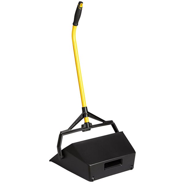 2018781 Black Rubbermaid Commercial Products Maximizer Heavy-Duty Stand-Up Debris Pan