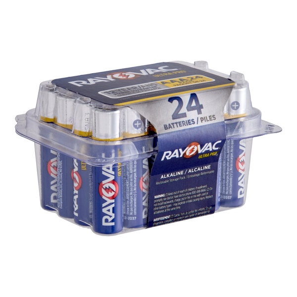 Rayovac ALAAA-24PPJ Ultra Pro Industrial AAA Alkaline Batteries   - 24/Pack