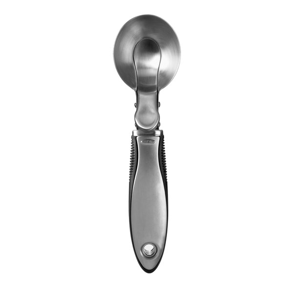 OXO 51481 Good Grips 24 Stainless Steel Lever Ice Cream Scoop 1.2 oz