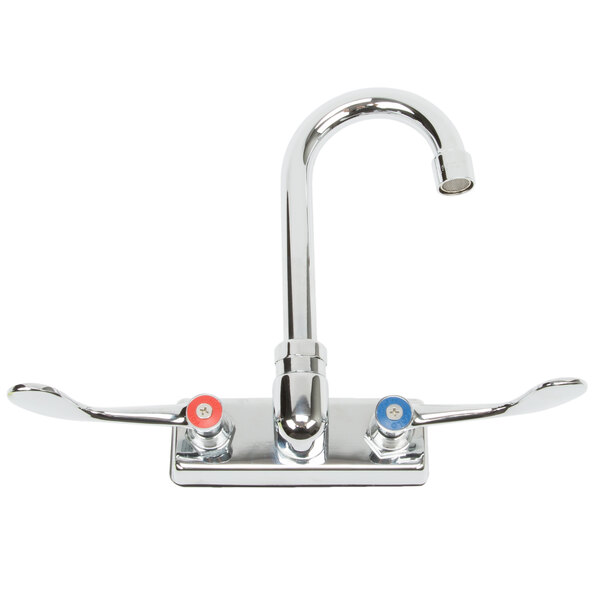 Wall Mount Workboard Faucet With 8 3 4 Gooseneck Spout 2 Gpm