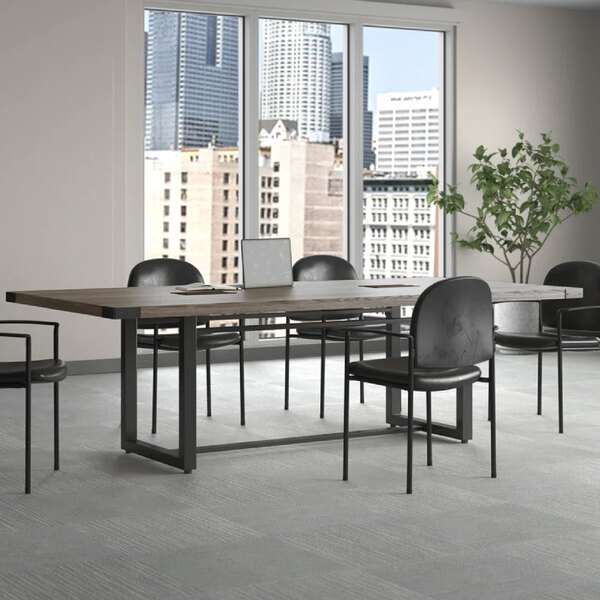 Safco MRCS8STO Mirella 8' Southern Tobacco Rectangular Conference Table
