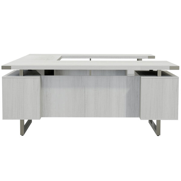 a white and grey rectangular object