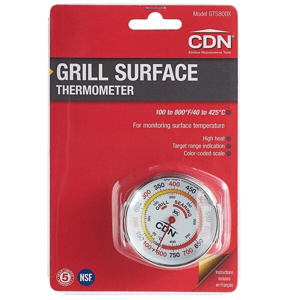CDN GTS800X Pro-Accurate 2 Dial Grill Thermometer