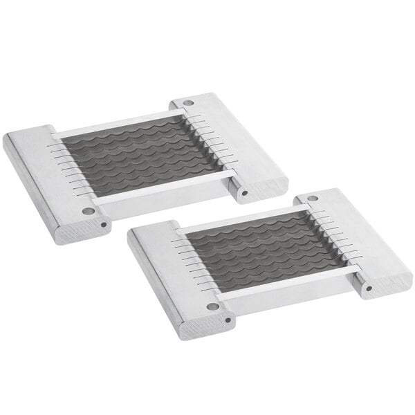Two silver metal Choice Prep 3/16" blade assemblies.