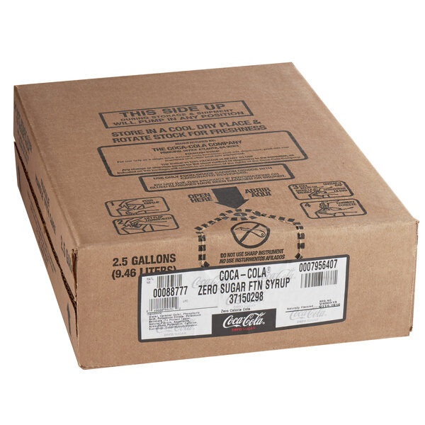 CocaCola® Zero 2.5 Gallon BaginBox Soda Syrup