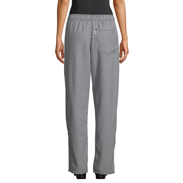 Threads 4101 Women's Houndstooth Customizable Chef Pants 2XL