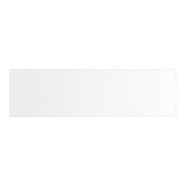 A white rectangular object with a black border.