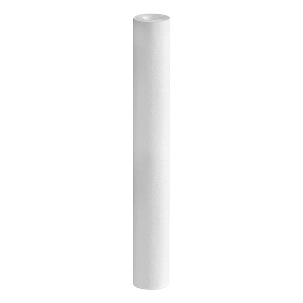 A white cylindrical Everpure 155016-43 P-Series 20-inch prefilter cartridge.