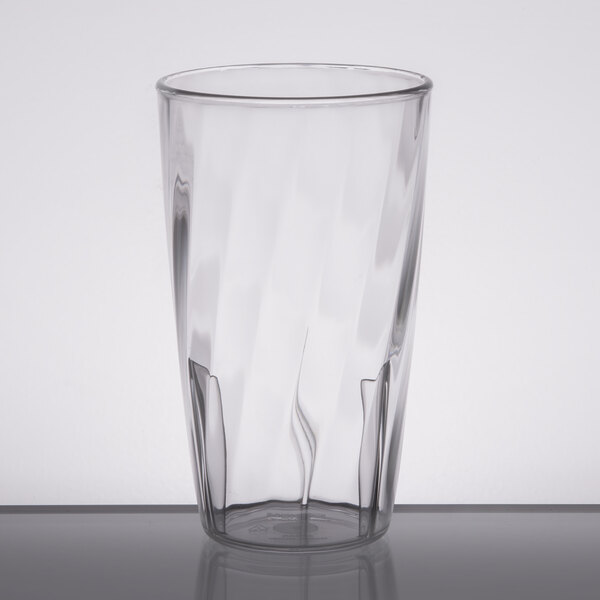 Carlisle® Swirl 12 oz Clear Polycarbonate Tumbler