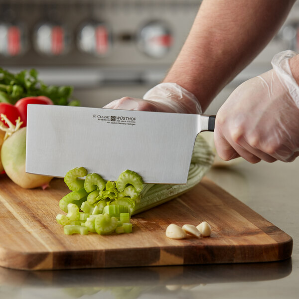 Wusthof 4686/18 Classic 7" Chinese Cleaver with POM Handle