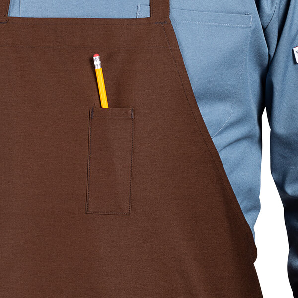 a close-up of a person's apron