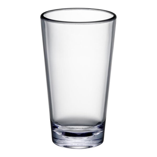 Carlisle 561607 Alibi 15.7 oz. SAN Plastic Mixing / Pint Glass - 6/Pack