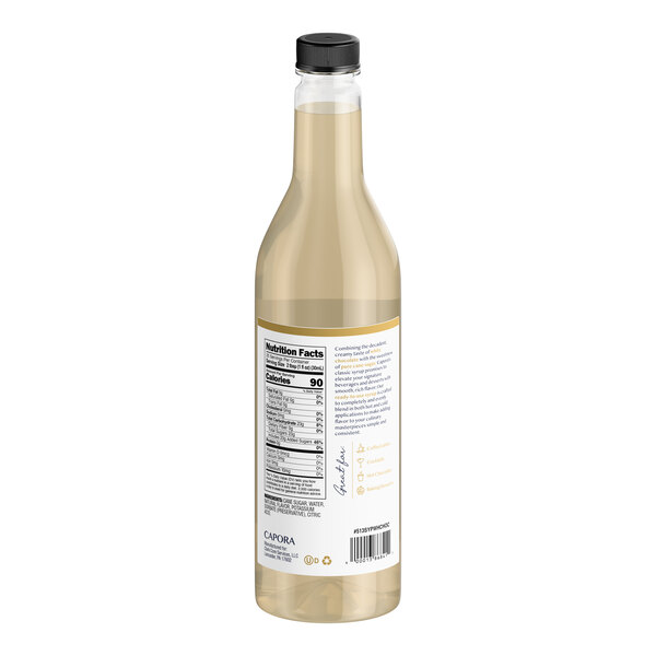 Capora White Chocolate Flavoring Syrup 750 mL