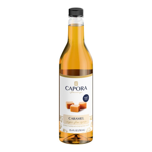 Capora Sugar-Free Caramel Flavoring Syrup 750 mL
