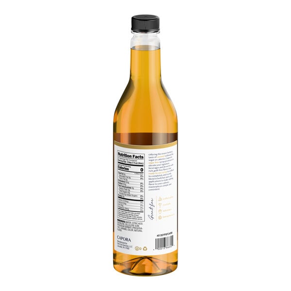 Capora Sugar-Free Caramel Flavoring Syrup 750 mL