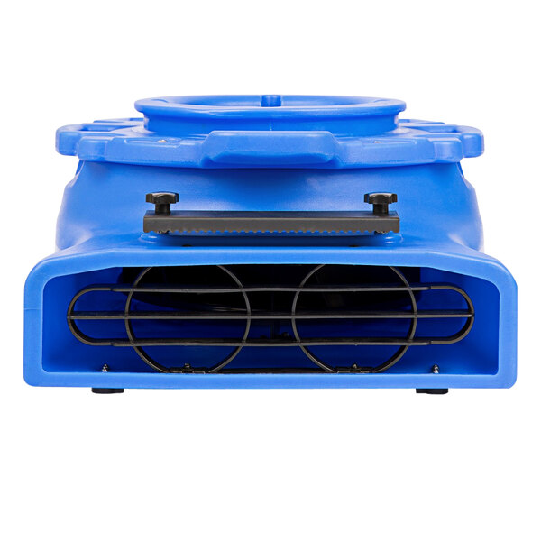 A blue plastic B-Air Ventlo-25 air blower with a black vent.