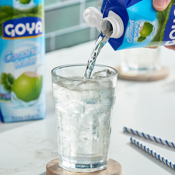 Goya 33.8 fl. oz. Coconut Water - 12/Case