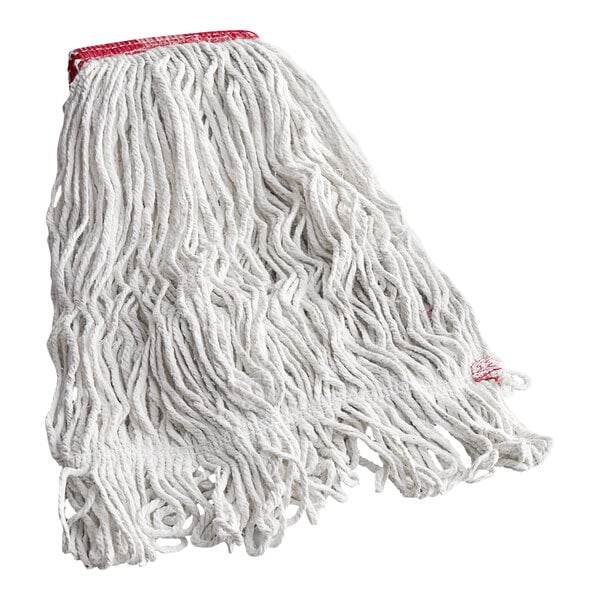 Looped-End Wet Mop Head, Cotton, Large, 5 Looped-End Wet Mop Head, Cotton, Large, 5