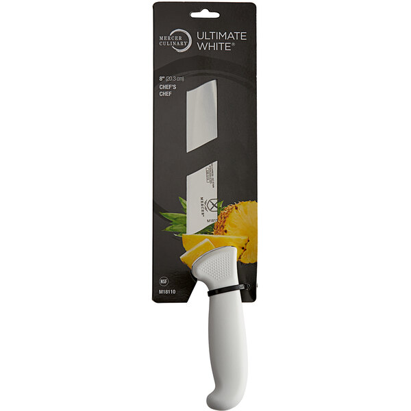 Mercer Culinary M18130 Ultimate White 8 Offset Utility Knife