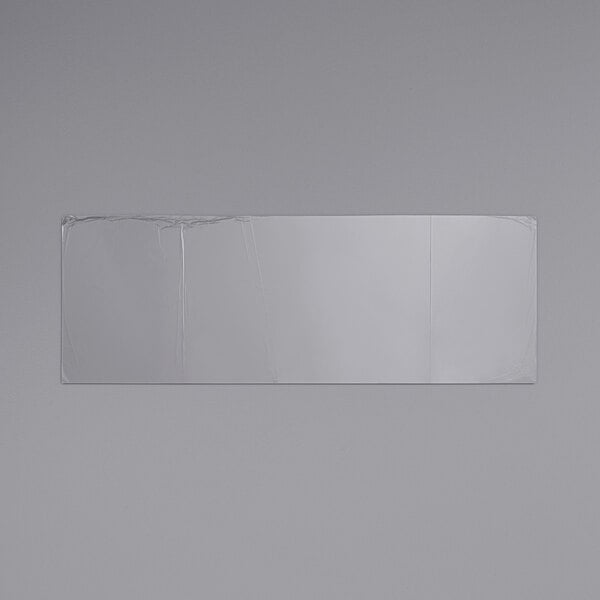 A white rectangular object with a black border.