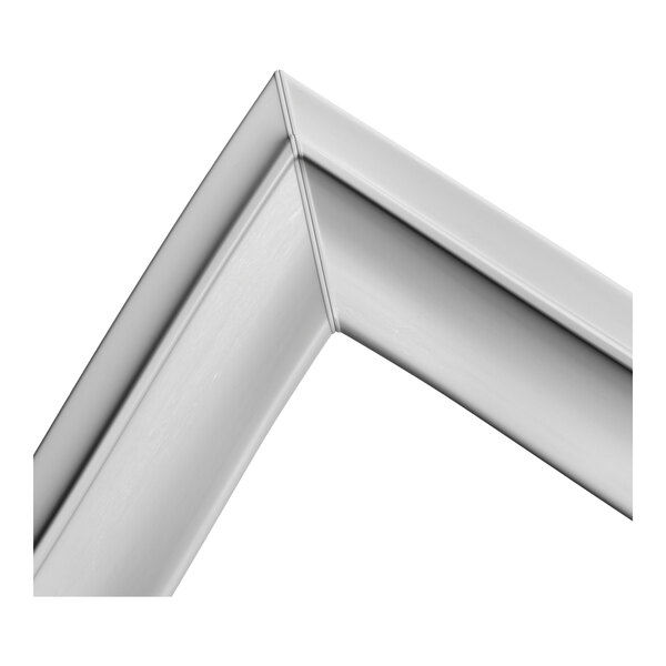 A silver replacement gasket designed for a 22-inch ice bin.