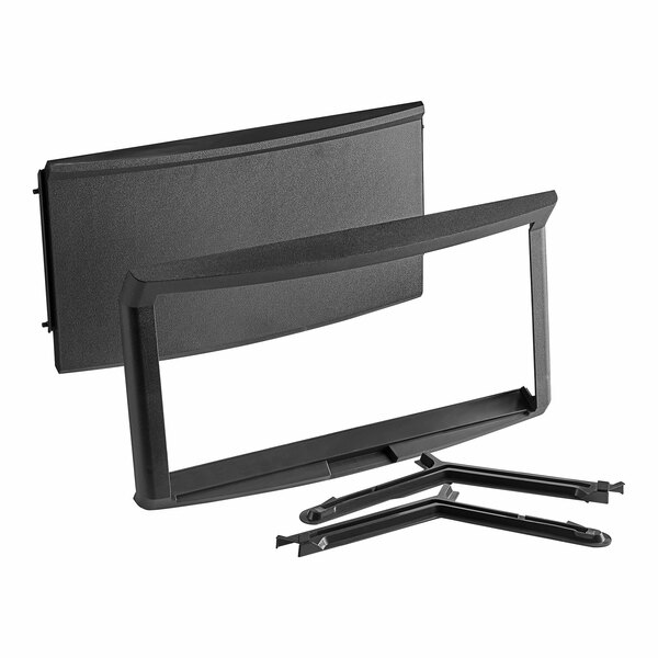 A black plastic door kit assembly for a Manitowoc Ice machine.