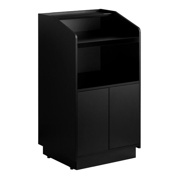 Lancaster Table & Seating 46" Black Host Station / Host Podium