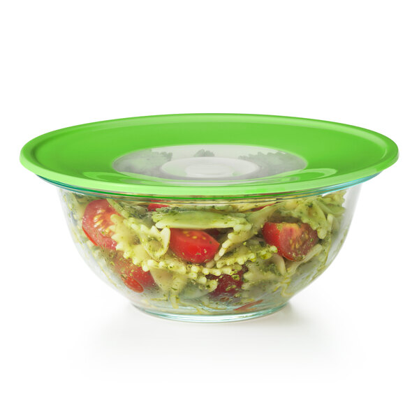 OXO 11242400 Good Grips 8" Green Silicone Reusable Mixing Bowl Cover