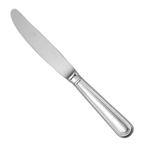 A Sant'Andrea Bellini stainless steel table knife with a silver handle.